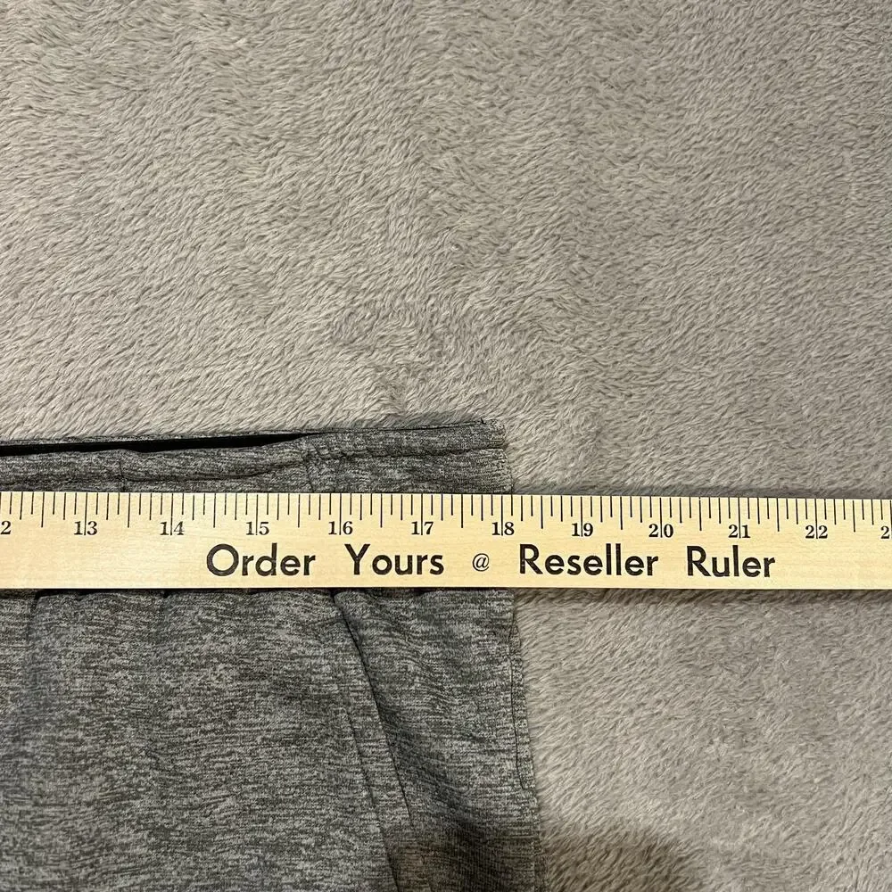 Nike Pants Mens Large Gray Dri-FIT Standard Fit Joggers Fleece Tapered Cuffed